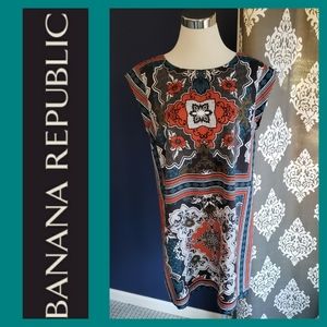 Banana Republic scarf print dress